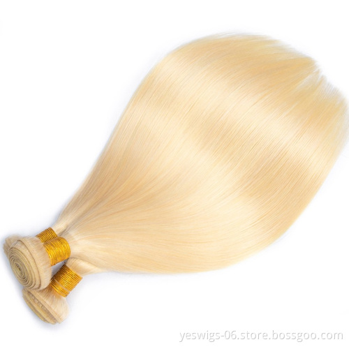 Brazilian 613 Blonde Bundles Virgin Straight Hair 3 Bundles Virgin Unprocessed Human Hair Brazilian Hair Bundles
